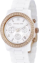 Michael Kors Women's MK5269 White Ceramic Quartz Watch with White Dial